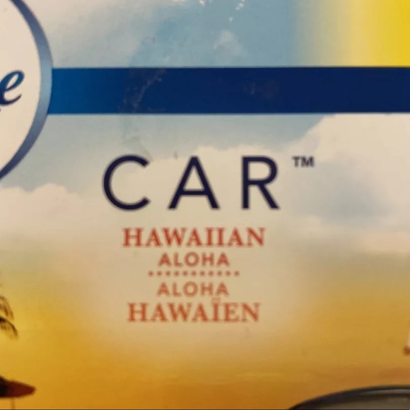 Febreze Car Air Freshener Vent Clips Hawaiian Aloha .13oz 2 Count - Picture 3 of 4